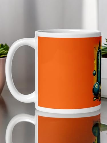 Image of Better Gift Flowers Calm Yourself with Coffee Mug, Round Shaped Multicolor Themed Coffee Mugs, Mug for Gifting, Gifting Items for Family, Friends & Closed Ones