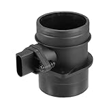 Motoforti Air Flow Sensor Meter, MAF Sensor Airflow Replacement, for VW Beetle 2006-2010, Plastic, No.95560612300, Black