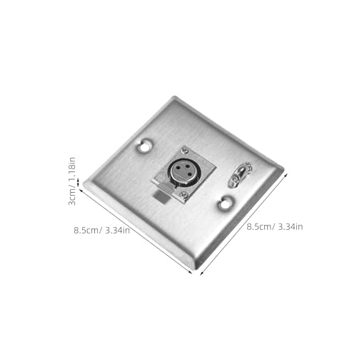 Conector de 3 pines Mikinona con base de goma para transmisión de audio estable 2