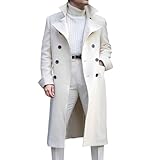 Design classique : ce long trench-coat présente un col à revers rabattu, des manches longues, une fermeture croisée et des poches latérales pratiques. Élégant et intemporel, ce caban pour homme s’accorde aussi bien avec une tenue professionnelle que décontractée.