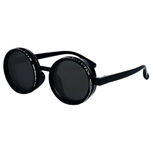 Handmade Adjustable Sunglasses Retro Punk Round Men's Outdoor Fishing UV400 Polarized Driving Sunglasses for Women3