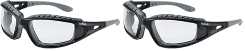 Bolle TRACPSI - Gafas protectoras, Anti-rayaduras y Anti-vaho, Lentes Incoloro