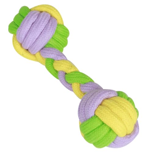 Funny Interactive Portable Heavy Duty Dog Rope Toy: Dental Cleaning Lightweight Puppy Tug Toy Soft