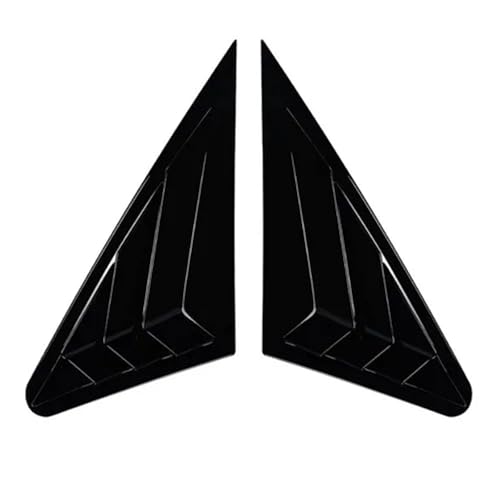 Persiennes de fenêtre latérale avec garniture d'aération aérodynamique haute finition