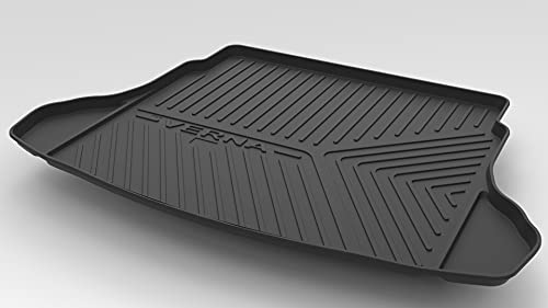 Image of GFX Tpv After-Market Car Trunk Boot Dicky Mat Compatible with Verna (2020) Black