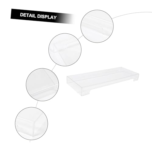 Cubierta protectora de acrílico transparente para teclado mecánico y portátil resistente 3