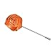 Argositment Wedding Small Rose Boutonniere for Men's Suit Handmade Lapel Pin Flower (Pkg of 15 Color)