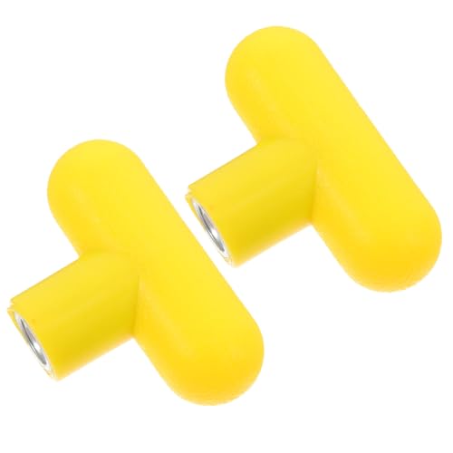 WATIIFUFU Mango Paquete de 2 Piezas Material PP y PA Agarre Seguro y Estable, Accesorio de Repuesto para Gimnasio para Equipos de Fitness para Entrenamiento en Casa o Gimnasio