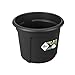 Produktbild elho Green Basics Kartoffeltopf 33 - Blumentopf für Außen Züchten Und Ernten - 100% recyceltem Plastik - Ø 32.3 x H 25.7 cm - Schwarz/Living Schwarz
