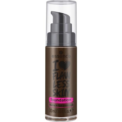 Essence Cosmetics Base I LOVE FLAWLESS SKIN, de larga duración, matificante, resultado inmediato, mate, 30 ml