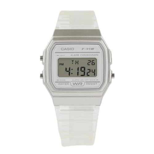 CASIO Collection POP F-91WS-7 �f�W�^�� ���� �N���A �X�P���g�� [���s�A���i]