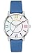 Bisley Fashion Analog Watch for Women Colorful Roman Numerals Easy to Read Navy Silicone Watch Waterproof