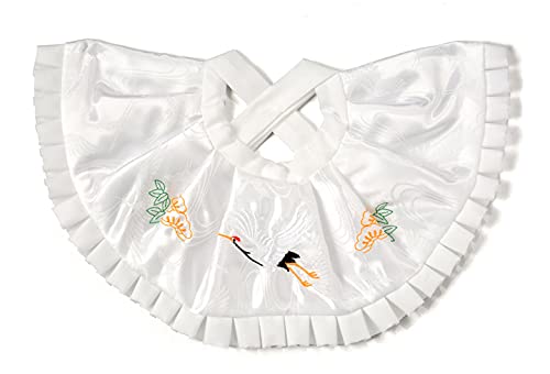 aDays よだれかけ 帽子 お宮参り 日本製 お食い初め スタイ ベビー 赤ちゃん 和柄 刺繍 松 鶴