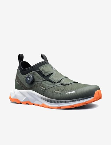 RevolutionRace Ease Walking Shoes für Herren, Wanderschuhe mit Fitgo-System, Forest Night, 45