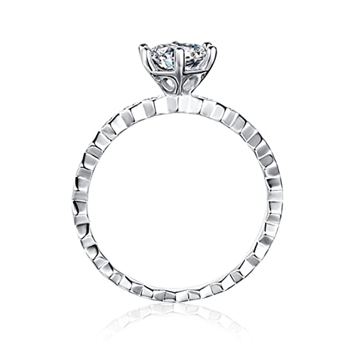 Bague moissanite hexagone argent 925 pour sublimer vos tenues - 2