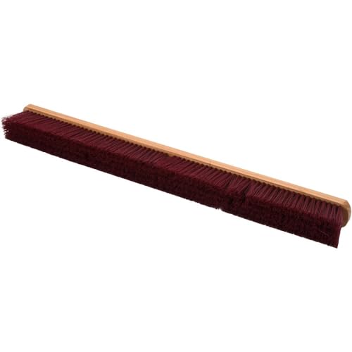 PRO SOURCE Heavy Duty Rough-Surface Push Broom Head with Threaded Block: Extra-Wide 36 inch