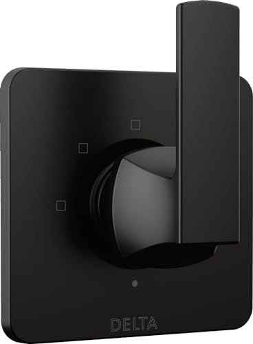 Delta Faucet Velum Black 3-Setting Diverter Trim Kit Diverter Valve Kit Black Shower Diverter Matte Black T11837-BL (Valve Not Included)