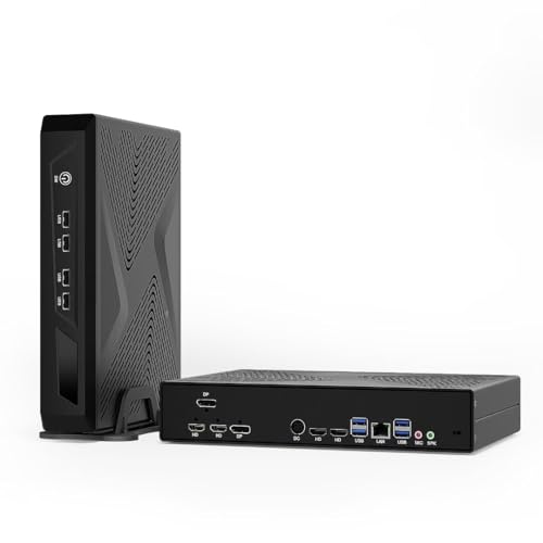 Image of WEIDIAN Gaming Mini PC RTX3050 Core i5-12450H(8C /12T, bis zu 4,4GHz), 64GB RAM 512GB NVME SSD 1TB HDD, Win 11 Pro Micro Desktop Computer 8K 2*DP 2*HD 8*USB WiFi6&BT5.2 for Game Business Office