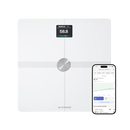 WITHINGS Body Smart - Balance connectée avec composition corporelle avancée