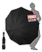 Chakipee Paraguas Plegable Antiviento Grande - Viento Invertido Automatico Negro Mujeres y Hombres Grandes - xxl Resistente al Prueba de Viento Compacto con 10 Varillas 210T