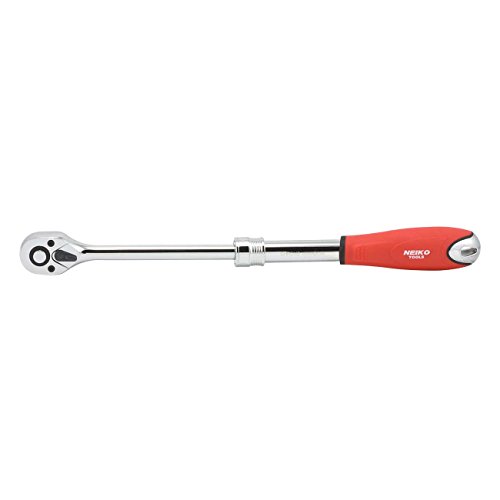 image for NEIKO 03067A 3/8-Inch Drive Extendable Ratchet Handle | 72 Tooth Rever
