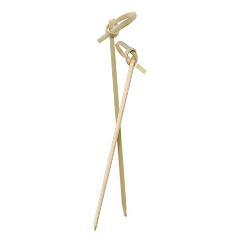 Perfect Stix Bamboo Pick 4 200ct Bamboo Knot Picks, Cocktail and Hors' D'Oeuvre, 4