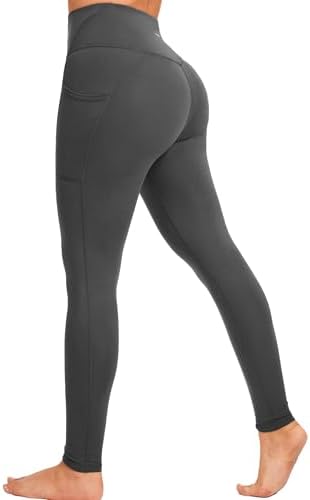 CAMBIVO Sport Leggings Damen High Waist Camouflage, Golfhosen Sport Leggins Damen Lang mit Handytasche, Sporthose Yogahose Atmungsaktiv & Blickdicht für Fitness, Yoga, Training, Ca