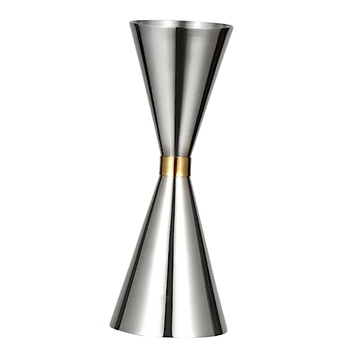 SOLUSTRE 1pc Stainless Steel Cocktail Jigger Dual Measuring Cup for Bar Tools Capacity Essential Bar Accessory for Precise Drink Mixing