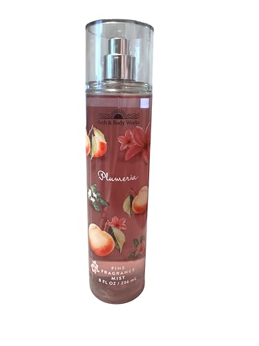 Bath & Body Works Signature Collection Plumeria Fine Fragrance Mist 8 Fluid Ounce