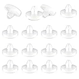 12 PCS Brake Pedal Pad, Car Truck Auto Brake Light Switch Pad, Clutch Pedal Stopper 90541-06036 (White)