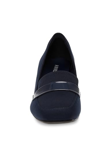 Anne Klein Women's Telepathy Pump, Black Stretch, 5.5 Ann Klein-Women\u0027s black telepathy pump dress shoes size 7.5M | eBay