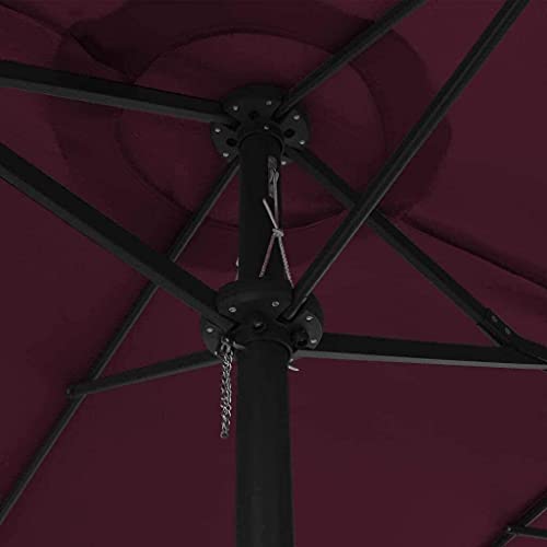 Garten-Terrassenschirme, Sonnenschirm, Regenschirm, rechteckig, Stall, regenfest und Sonnenschutz, kommerzieller Stall-Regenschirm für den Außenbereich – Bild 4