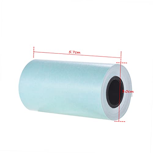 Qican Rolo de papel adesivo imprimível Papel térmico direto com autoadesivo 57 * 30 mm (2,17 * 1,18