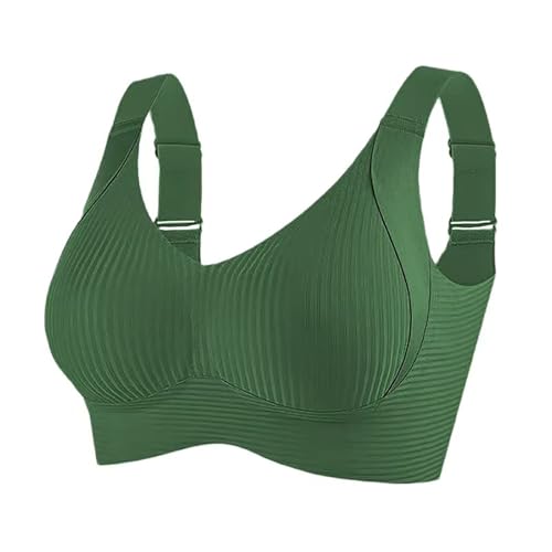 3 Pack Womens Sports Bras Ladies Non Wired Bra Push Up Bralette Wireless Bralettes Full Coverage Brassiere Adjustable Straps Underwear Soft Breathable Crop Top Comfort Everyday Lingerie Workout Bra - Image 3