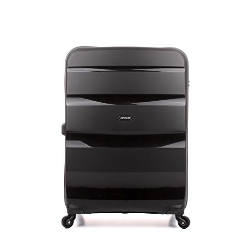 American Tourister Bon Air Dlx, Trolley Rigido 4 Ruote Unisex, Nero (Black), L 75cm-91L