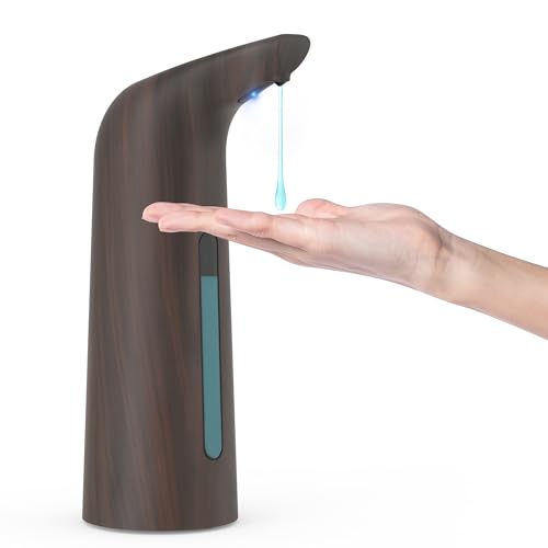 Image of Automatic Soap Dispenser, 13oz /400ml for Bathroom & Kitchen | 4-Level Adjustable Touchless Hand Soap Dispenser ,Battery Operated Electric Dispenser, Plastic Material Soap Holder
