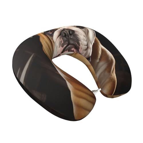 Almohada de viaje espuma viscoelástica negro tamaño único miniatura 2