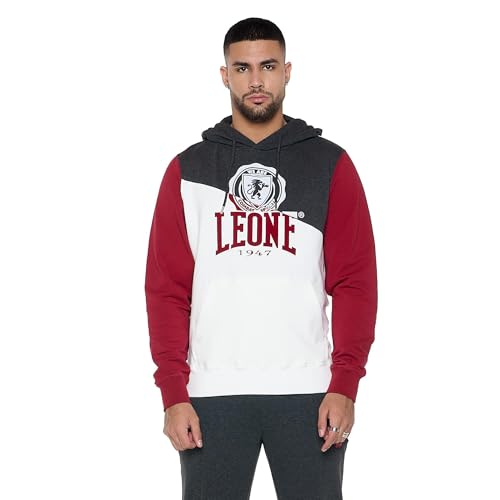 [レオーネ１９４７ アパレル] フーディー VARSITY メンズ チャコールグレーメランジ