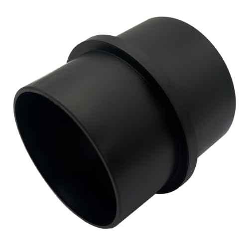 AIMCOCO Car Air Ducting Connector Straight Air Heater Duct Joiner Connector Pipe 3'' 75mm OD Black diesel heater duct hose(1PCS)