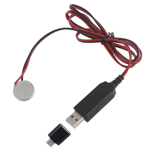 USB to 3V Fake Battery Cord Power Supply Cable Instead of 1pc Battery for Watch Remote Toy
