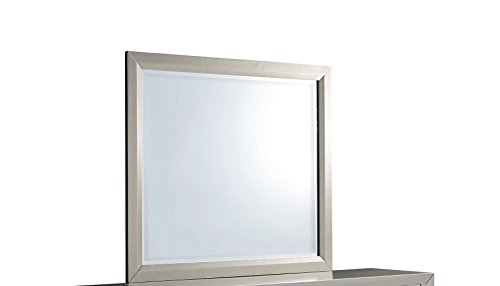 Global Furniture USA Silver Mirror Riley