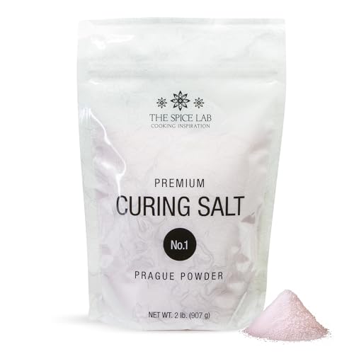 The Spice Lab Curing Salt #1 (2 Lb Bag) Pink Curing Salt (Prague Powder 1) 6.25% Sodium Nitrite