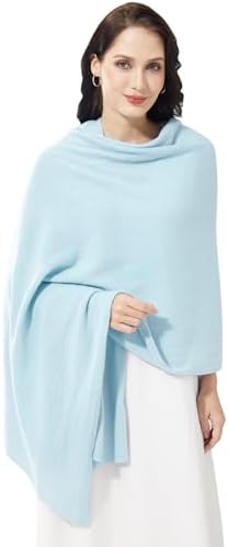 Luxury 100% Cashmere Wrap Soft Scarf Stole Knitted Shawl for Wome...