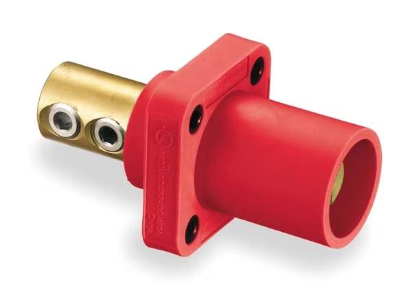 Receptacle, Double Set Screw, Red