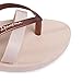Ipanema Women's Kirei Lightweight Soft Durable Flexpand Plastic Flip Flops Sandals, Beige/Copper, 6