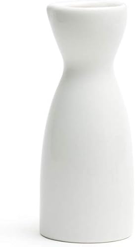 Vista 15 de JapanBargain 1689, Porcelain Sake Carafe Sake Bottle for Cold Sake and Hot Sakem Microwave Safe, Black Color, 7.5 oz, 1 Pack