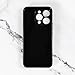 Shantime TPU Phone Case Compatible with Oukitel P1, Slim Shockproof Soft Cover with Anti-Scratch Design and Precise Cutouts for Full Protection (Black)