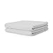 Produktbild Lumaland 2er Set Premium Baumwoll Badematte Frottee 50 x 80 cm aus 100% Baumwolle 800 g/m² rutschfest waschbar weiß