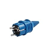 Industrial Plug, Machine Tool Oil Plug, 16A 2P Dustproof Plug, European Standard 2-Pole Power Plug(Cf1074816a/230v/ip54frenchstyle)