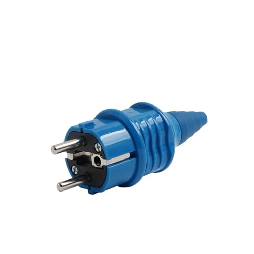 Industrial Plug, Machine Tool Oil Plug, 16A 2P Dustproof Plug, European Standard 2-Pole Power Plug(Cf1074816a/230v/ip54frenchstyle)